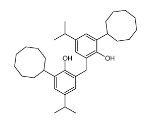 2,2'-methylenebis[6-cyclooctyl-4-isopropylphenol] Structure