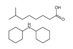 isononanoic acid, compound with dicyclohexylamine (1:1) Structure