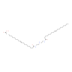 N,N'-(iminodiethylene)bis(octadec-9-enamide) monoacetate Structure