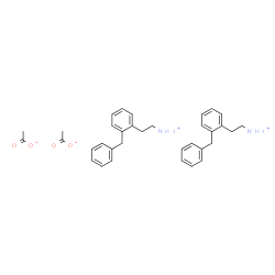 N-benzylphenethylammonium diacetate structure