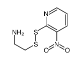2-[(3-nitropyridin-2-yl)disulfanyl]ethanamine Structure