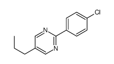 2-(4-chlorophenyl)-5-propylpyrimidine Structure