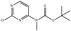 tert-Butyl (2-chloropyrimidin-4-yl)(methyl)carbamate structure