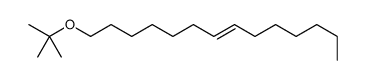 1-[(2-methylpropan-2-yl)oxy]tetradec-7-ene结构式