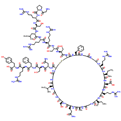 Atriopeptin II structure