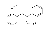 1-[(2-methoxyphenyl)methyl]isoquinoline结构式