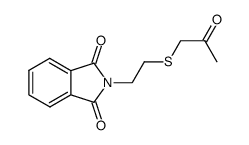 5-oxo-1-phthalimido-3-thiahexane Structure