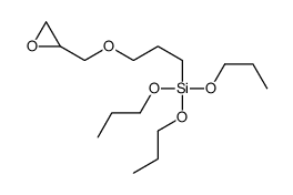 3-(oxiran-2-ylmethoxy)propyl-tripropoxysilane Structure