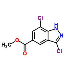 Methyl 3,7-dichloro-1H-indazole-5-carboxylate picture
