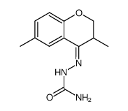 3,6-dimethyl-chroman-4-one semicarbazone Structure