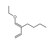 2-(n-butyl)-1-ethoxy-1,3-butadiene Structure