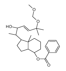 (4S,7aR)-1-[(2S,3S,4Z)-3-Hydroxy-6-(methoxymethoxy)-6-methyl-4-he pten-2-yl]-7a-methyloctahydro-1H-inden-4-yl benzoate Structure