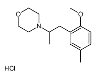 4-[1-(2-methoxy-5-methylphenyl)propan-2-yl]morpholine,hydrochloride结构式