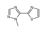 1-methyl-5-thiazol-2-yl-1H-[1,2,4]triazole Structure