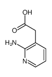 2-(2-Aminopyridin-3-yl)acetic acid Structure