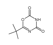 2H-1,3,5-Oxadiazine-2,4(3H)-dione,6-(1,1-dimethylethyl)-结构式