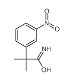 2-Methyl-2-(3-nitrophenyl)propanamide Structure