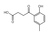 4-(2-hydroxy-5-methyl-phenyl)-4-oxo-butyric acid结构式