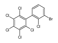 1-(3-bromo-2-chlorophenyl)-2,3,4,5,6-pentachlorobenzene Structure