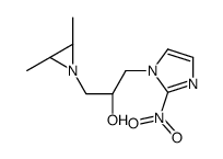 α-[[(2α,3α)-2,3-Dimethyl-1-aziridinyl]methyl]-2-nitro-1H-imidazole-1-ethanol结构式