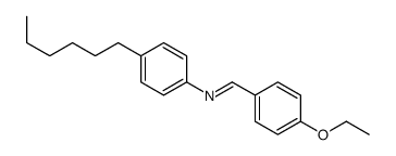 1-(4-ethoxyphenyl)-N-(4-hexylphenyl)methanimine结构式