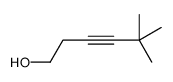 5,5-dimethyl-3-hexyn-1-ol structure