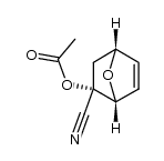 2-endo-acetoxy-7-oxabicyclo[2.2.1]hept-5-ene-2-exo-carbonitrile Structure