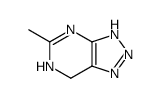 v-Triazolo[4,5-d]pyrimidine, 6,7-dihydro-5-methyl- (7CI,8CI) Structure