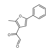 (2-Methyl-5-phenyl-[3]furyl)-glyoxal Structure