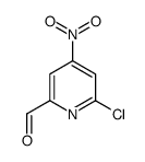 6-chloro-4-nitropyridine-2-carbaldehyde结构式