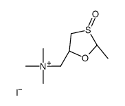 trimethyl-[[(2S,5S)-2-methyl-3-oxo-1,3-oxathiolan-5-yl]methyl]azanium iodide Structure