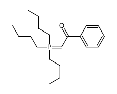 1-phenyl-2-(tributyl-λ5-phosphanylidene)ethanone结构式