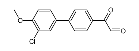 2-(3'-CHLORO-4'-METHOXY-[1,1'-BIPHENYL]-4-YL)-2-OXOACETALDEHYDE structure