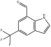 5-Trifluoromethyl-1H-indole-7-carbaldehyde Structure