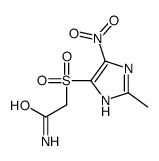 2-[(2-methyl-4-nitro-1H-imidazol-5-yl)sulfonyl]acetamide结构式