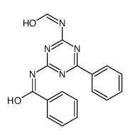 N-(4-formamido-6-phenyl-1,3,5-triazin-2-yl)benzamide结构式
