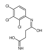 N'-(2,3,4-trichlorophenyl)butanediamide结构式
