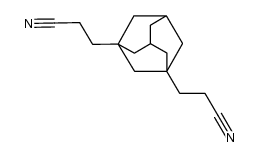 1,3-di(cyanoethyl)adamantane Structure