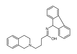 4-(3,4-dihydro-1H-isoquinolin-2-yl)-N-(9H-fluoren-9-yl)butanamide Structure