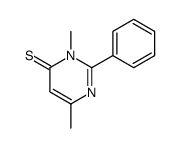 4(3H)-Pyrimidinethione,3,6-dimethyl-2-phenyl- structure