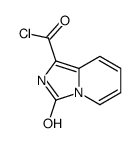 Imidazo[1,5-a]pyridine-1-carbonyl chloride, 2,3-dihydro-3-oxo- (9CI) Structure