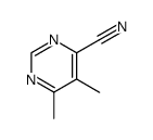 4-Pyrimidinecarbonitrile, 5,6-dimethyl- (9CI) picture