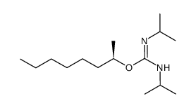 (R)-octan-2-yl N,N'-diisopropylcarbamimidate结构式