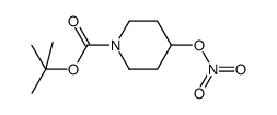 tert-butyl 4-(nitrooxy)piperidine-1-carboxylate结构式
