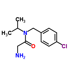 N-(4-Chlorobenzyl)-N-isopropylglycinamide Structure