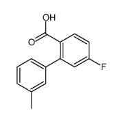 4-fluoro-2-(3-methylphenyl)benzoic acid Structure