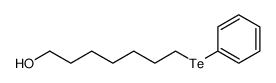 7-hydroxyheptyl phenyl telluride Structure