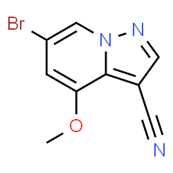 6-Bromo-4-methoxypyrazolo[1,5-a]pyridine-3-carbonitrile picture