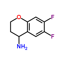 (S)-6,7-difluorochroman-4-amine Structure