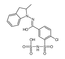 rac Indapamide-N-(sulfonamido) Sulfate Structure